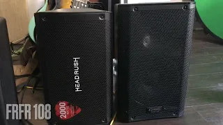 QSC K8 vs HEADRUSH FRFR 108 Sound Comparison