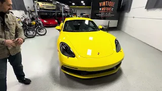 2023 Porsche 718 Cayman GTS 4.0 Walk Around and Driving POV