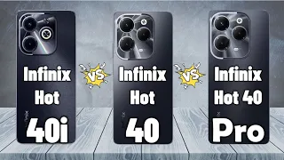 Infinix Hot 40i vs Infinix Hot 40 vs Infinix Hot 40 Pro | Full Comparison @techwale269