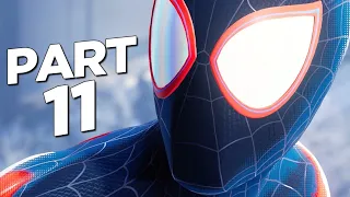 SPIDER-MAN MILES MORALES PS5 Walkthrough Gameplay Part 11 - SPIDER-VERSE SUIT (Playstation 5)