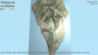 Volcán de La Palma, colada de lava, 24 de noviembre.