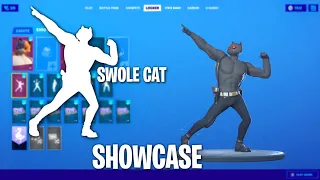 Swole Cat Emote Showcase