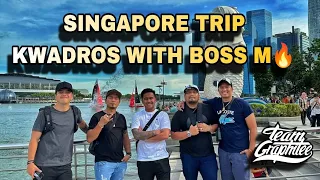 SINGAPORE TRIP WITH KWADROS AND BOSS M 🔥 || TEAM GPT