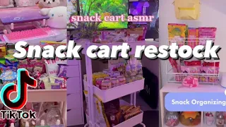 SNACK CART RESTOCK TikTok compilation