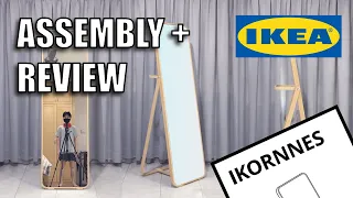 IKEA IKORNNES Standing Mirror - Assembly & Review