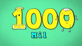 Spanish numbers from 10 to 1000. Números del 10 al 1000. Song for kids to learn numbers in Spanish