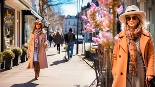 Spring Fashion 2024. Elegance at Any Age. London Street Fashion.