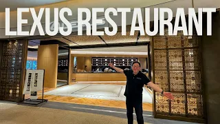 LEXUS RESTAURANT IN TOKYO, JAPAN!