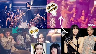 Famous celebrities Reacted to #LISA WINs at MTV VMAs for BEST KPOP | Taylor swift,Dove cameron,Dylan