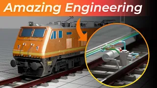 Amazing Engineering Behind Train Braking System - 3D Animation | How Train Brake Work's Hindi