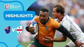 Wallabies WOW against Georgia | Australia v Georgia | Rugby World Cup 2023 Match Highlights