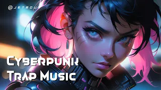 Cyberpunk Synthwave Trap Music  [1 Hours AI Generated video]
