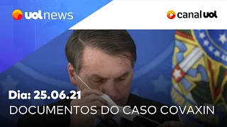 Covaxin: documentos e depoimentos de irmãos Miranda ameaçam governo? | UOL News Manhã (25/06/21)