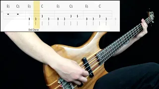 Nirvana - Something In The Way (Bass Only) (Play Along Tabs In Video)
