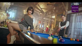 Penthouse season 2 - twins birthmom comes home play pool with Dan Tae, Ha Eun Byul hospital
