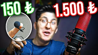 BOYA M1 vs HyperX Quadcast KAPIŞMASI! ⚔️ Hangi Mikrofon Daha İyi?