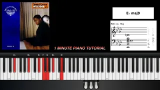 "Let Me Go"  by Daniel Caesar  (1 Minute Piano Tutorial)  ***NEW***