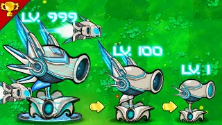 Plants vs Zombies : Mecha Peashooter Full Level Power Up ( pvz Epic Mod 2022 )