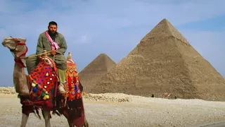 Egypt, the great pyramids of Giza and the necropolis of Saqqara