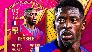 99 DEMBOUZ! 😍 99 Futties Dembele Player Review - FIFA 22 Ultimate Team