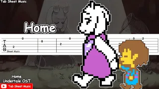 Undertale OST - Home Guitar Tutorial