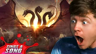 Reacting to KING GHIDORAH Sings a SONG! (Crazy)