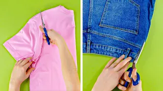 17 idées étonnantes de projets DIY upcycling avec de vieux vêtements ✂👖👚🤩