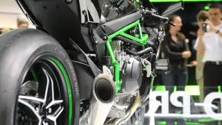 Kawasaki H2R at INTERMOT 2014 | First Look | Motorcyclenews.com