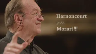 Harnoncourt probt Mozart!!!