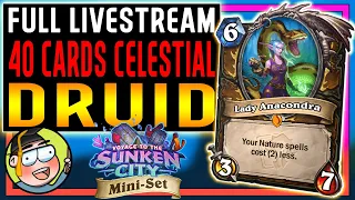 ⭐ Celestial Druid! 40 Cards - Twitch Stream VODs - Voyage to the Sunken City - Hearthstone