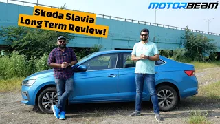 Skoda Slavia Long Term Review - Niggles/Mileage/Comfort/Performance | MotorBeam