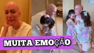 REAÇÃO das filha de Fabiana Justus ao vê-la DE VOLTA EM CASA 😭