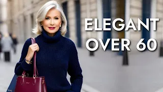 How to Dress and Look Elegant Over 60 | What are Peoples Wearing| Street Style| 2024 Fashion Trends