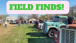 Kansas Farm Auction Action! 1950s, 60s 70s & 80s Cars, Trucks, Tractors & more! Old Ford & Chevrolet