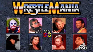 Стрим WWF WrestleMania: The Arcade Game (MS-DOS, 1995) - Все персонажи