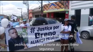 Família faz protesto em busca de justiça em Aliança