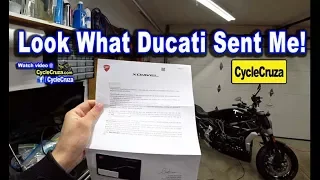 LOOK What DUCATI Sent Me!