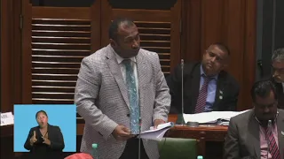 Fijian Minister for Health responds to question on access to good health care