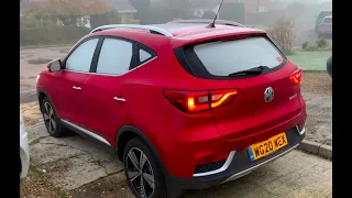 MG ZS EV: Defrosting the car