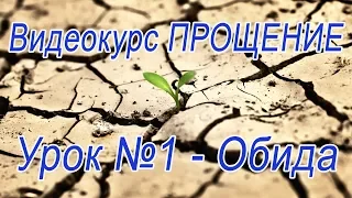 Видеокурс "ПРОЩЕНИЕ".  Урок №1 - "Обида"