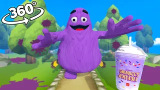 360° VR Grimace chase you!