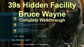 39s Hidden Facility: Bruce Wayne Predator: 3 Medals: Black Mask, Initiation DLC - Arkham Origins