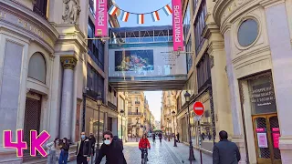 PARIS WALK, FRANCE 🇫🇷 Galeries Lafayette,  Printemps, Saint-Lazare, Madeleine