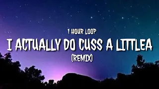 I Actually Do Cuss A Little (Remix) (1 Hour Loop) [Tiktok Song]