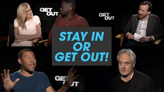 The 'Get Out' Cast Plays 'Stay in or Get Out?'