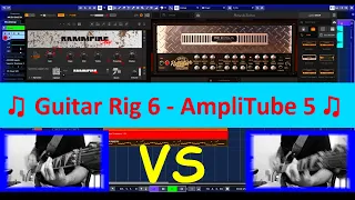 ♫ Guitar Rig 6 VS AmpliTube 5 / Mesa Boogie Dual Rectifier / Comparison Plugen 2020 / No Talking ♫