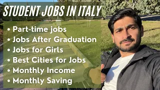 STUDENT JOBS IN ITALY | Complete Guide | Study in Italy on Scholarship | Rahat Khan