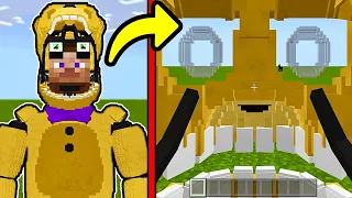 Я ЗАЛЕЗ В АНИМАТРОНИКА В МАЙНКРАФТ ФНАФ fnaf minecraft