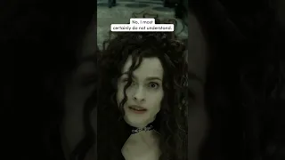 Helena Bonham Carter as Hermione pretending to be Bellatrix is 🤯