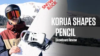 Korua Shapes Pencil 2020 Snow+Rock Snowboard Review